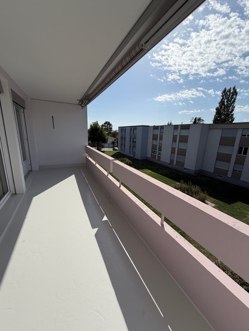 grosszügiger Balkon