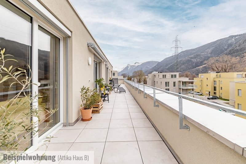 Appartement en attique de 4,5 pièces à Raron (5)