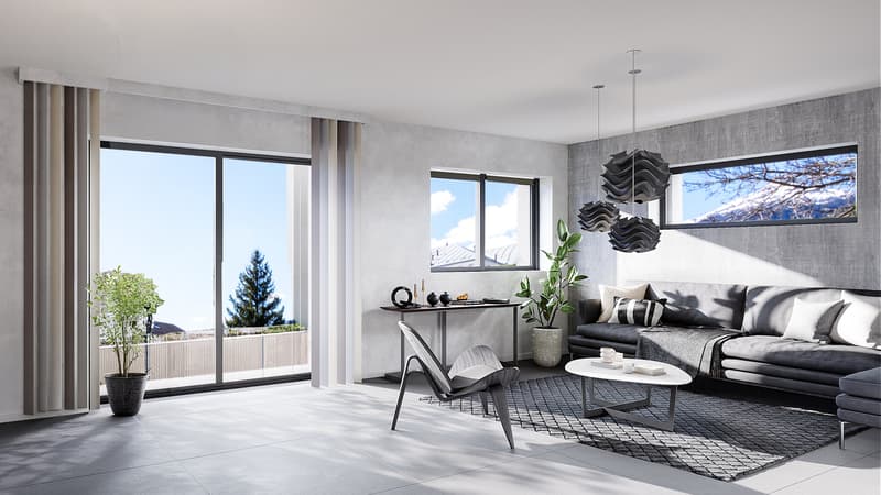 Magnificent 3.5-room apartment in Salquenen (2)
