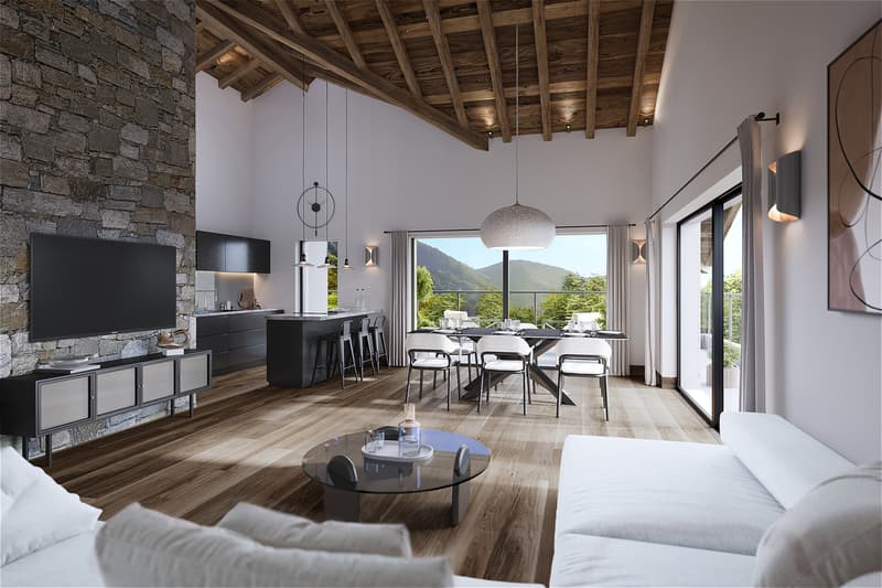 For Sale Attic 4.5 Rooms of High Standard in Grône (2)