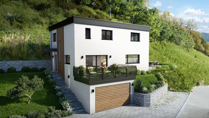 A VENDRE CONTEMPORAINE VILLA 5.5 PCES A RECHY (1)