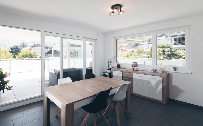 A LOUER SPLENDIDE APPARTEMENT 2.5 PCES A VETROZ (6)