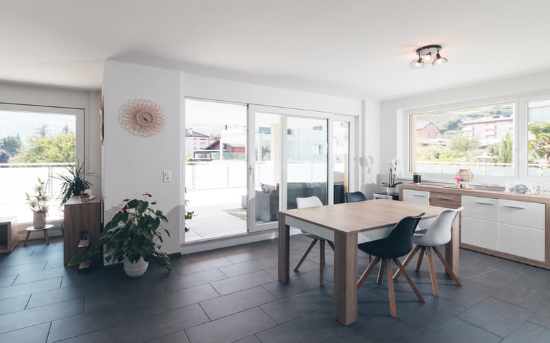 A LOUER SPLENDIDE APPARTEMENT 2.5 PCES A VETROZ (4)
