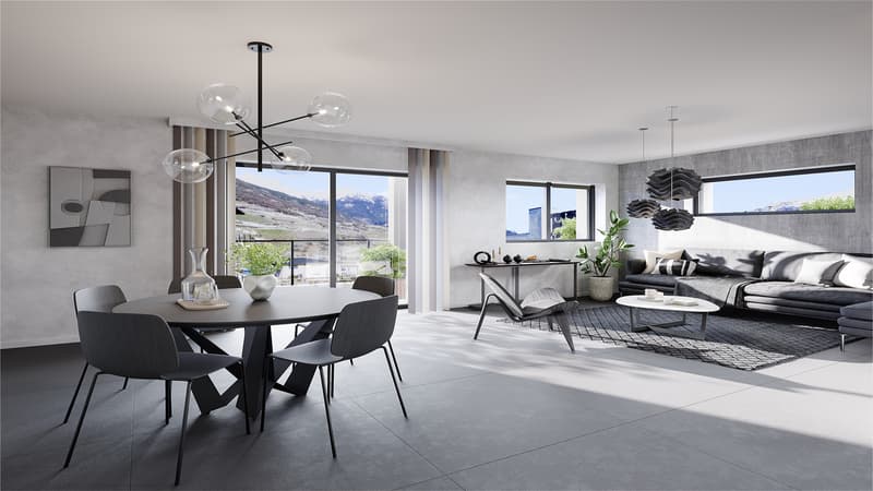 MAGNIFIQUE APPARTEMENT 2.5 PCES A SALQUENEN (2)