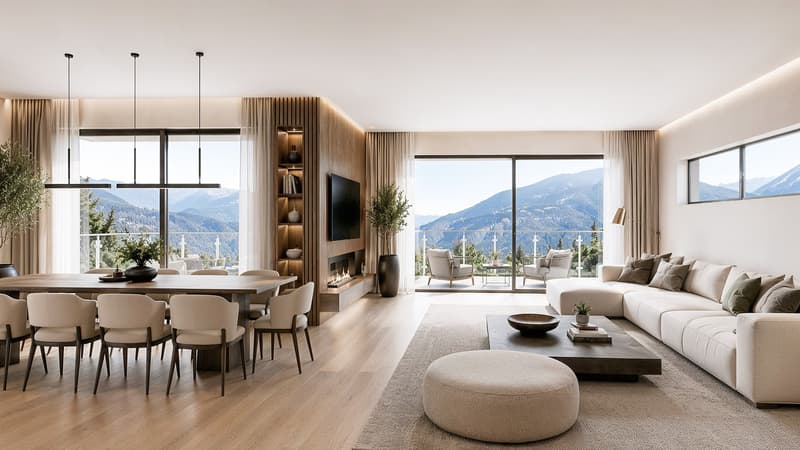 A VENDRE SPLENDIDE VILLA 6.5 PCES A OLLON (1)