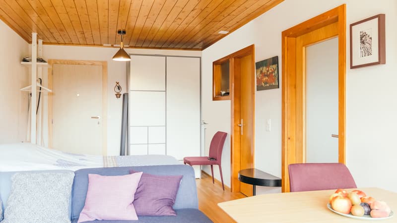 A LOUER STUDIO MEUBLE A CRANS-MONTANA (3)