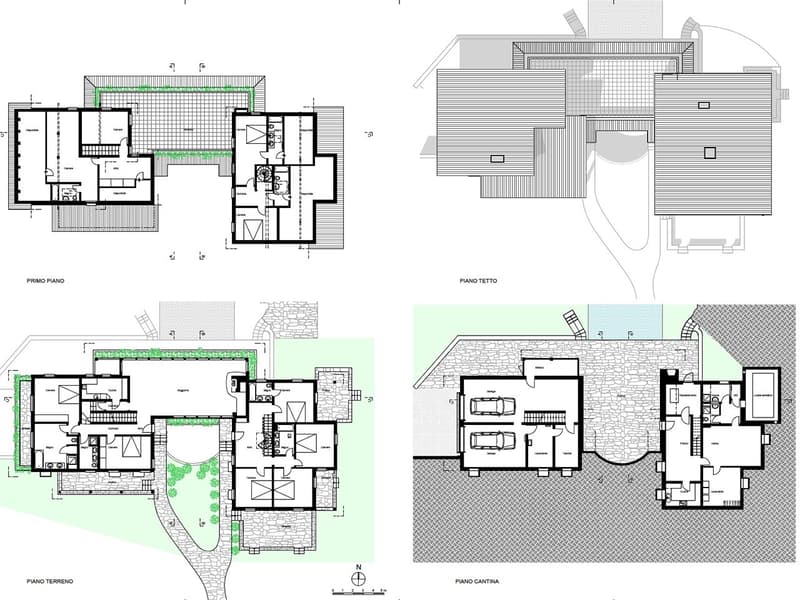 Villa di ca. m2 620 calpestabili o due abitazioni, fondo con licenza Rif.: 0388 (4)