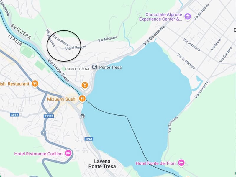 Ponte Tresa, buildable land R3 m2 1807, lake view Ref.: 0388 (2)