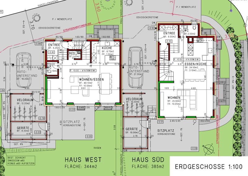 Entrance hall, Kitchen, Dining room, living room, bathroom, 2 bedrooms, balcony, utility room, bedroom, bedroom, garage, storeroom, storeroom