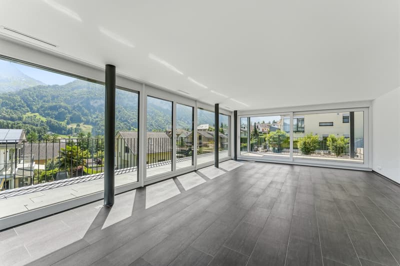Appartamento di giardino 5,5 locali con vista sulle montagne di Nidwalden (6)