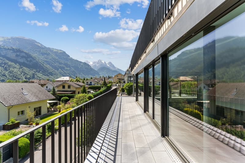 Appartamento di giardino 5,5 locali con vista sulle montagne di Nidwalden (20)