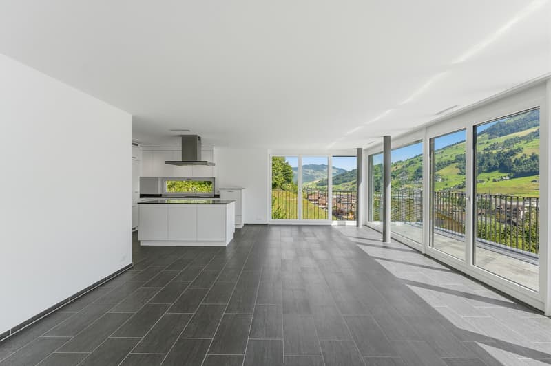 Appartamento di giardino 5,5 locali con vista sulle montagne di Nidwalden (5)