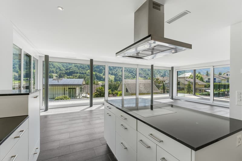 Appartamento di giardino 5,5 locali con vista sulle montagne di Nidwalden (8)