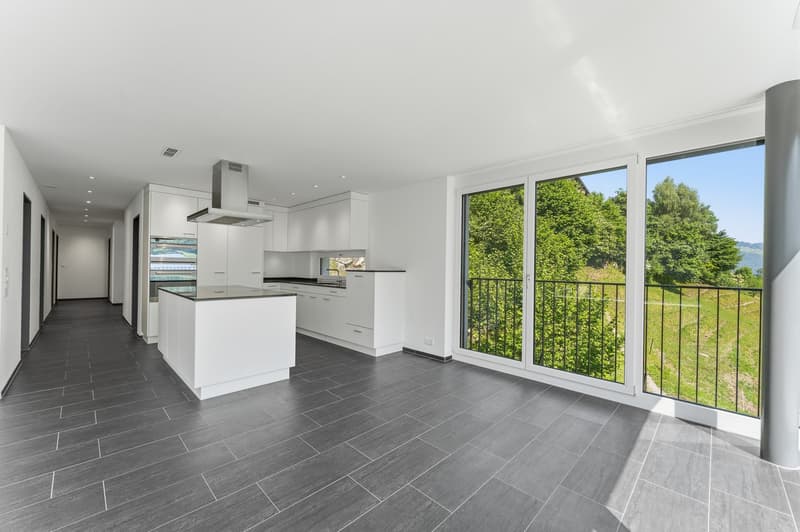 Appartamento di giardino 5,5 locali con vista sulle montagne di Nidwalden (13)