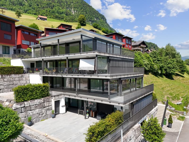 Appartamento di giardino 5,5 locali con vista sulle montagne di Nidwalden (3)