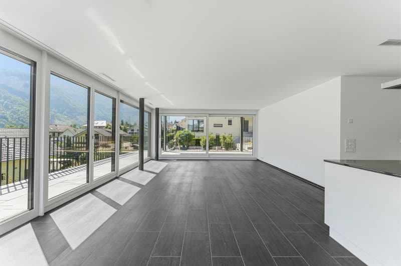 Appartamento di giardino 5,5 locali con vista sulle montagne di Nidwalden (7)