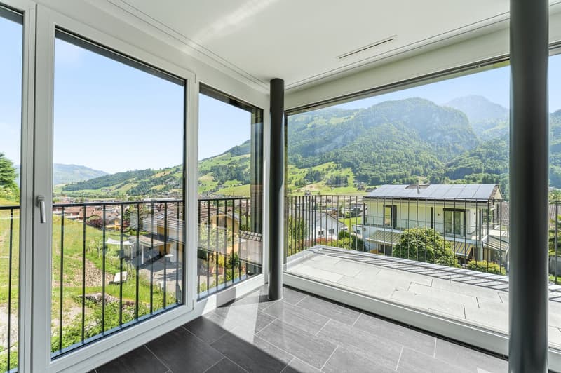 Appartamento di giardino 5,5 locali con vista sulle montagne di Nidwalden (9)