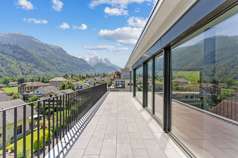 Charmant appartement de 4,5 pièces en duplex avec vue sur les montagnes à Dallenwil (1)