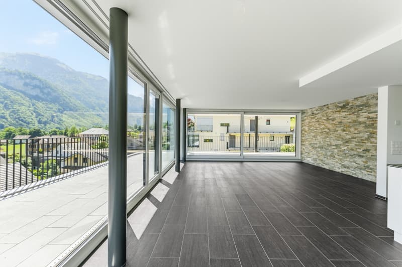 Charmant appartement de 4,5 pièces en duplex avec vue sur les montagnes à Dallenwil (2)
