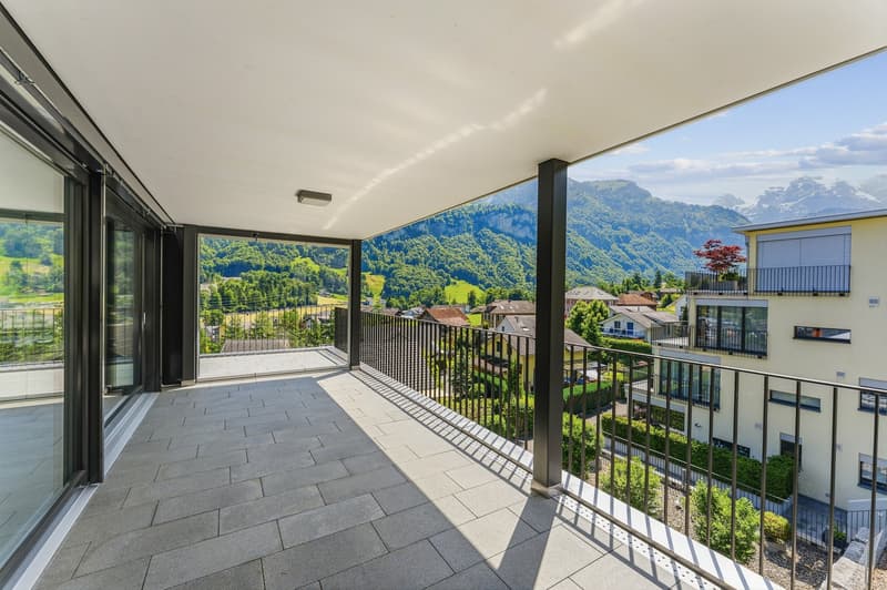 Charmant appartement de 4,5 pièces en duplex avec vue sur les montagnes à Dallenwil (29)