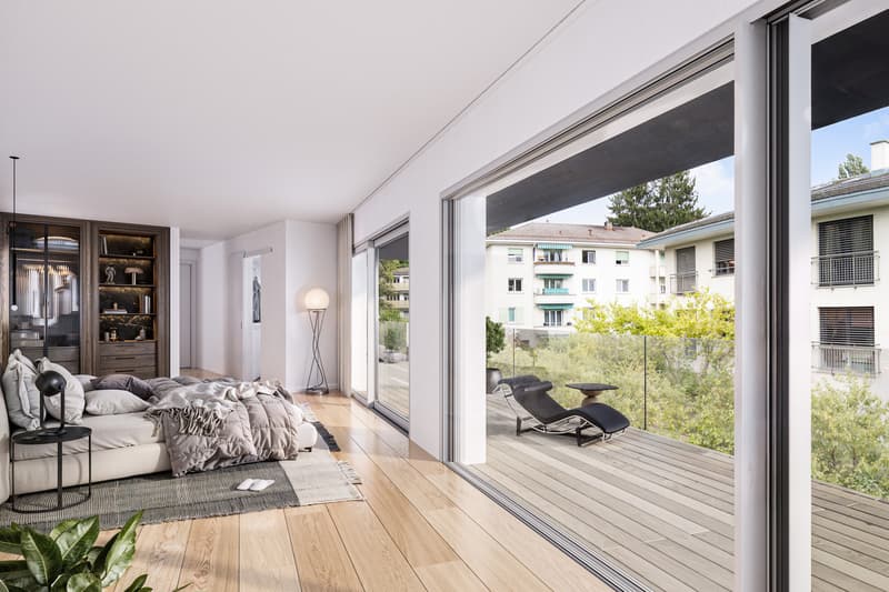 Apartment with 3.5 rooms, private garden of 241 m², sale on plan (3)