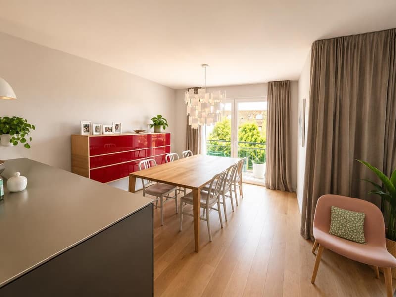 Contemporary 5.5-room apartment with terrace, garden and lake view (4)
