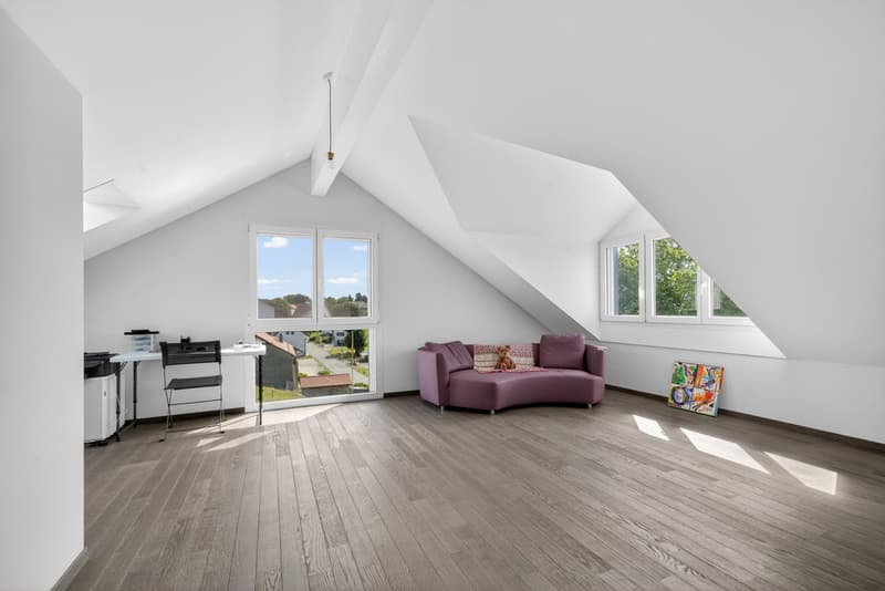 Spacious 4.5-room duplex In the heart of the vineyards, with a view of Lake and Alps (10)