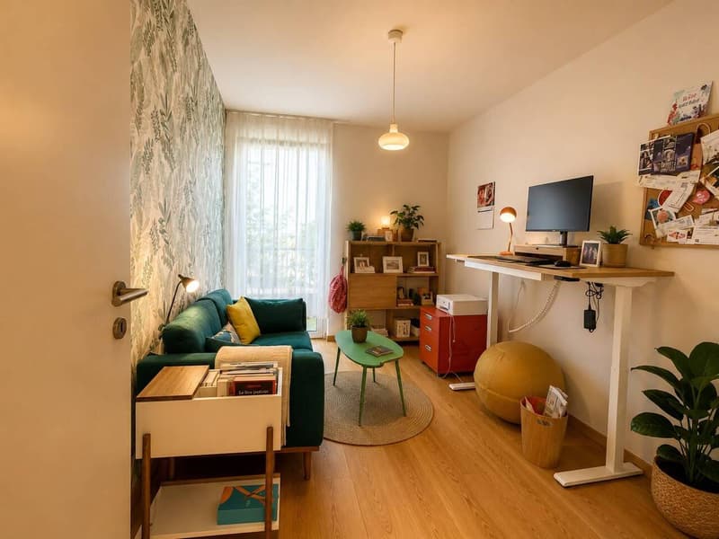 Bel appartement de 4.5 pièces Grand balcon avec vue Lac (12)