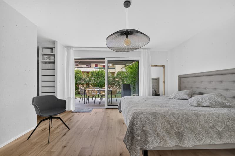 Bello appartamento di 4,5 locali con due terrazze e giardino (7)