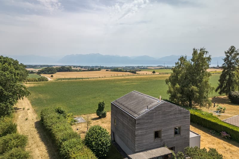 Geräumiges Einfamilienhaus mit atemberaubendem Blick auf die Alpen und den See (2)
