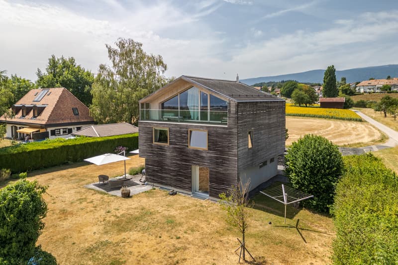 Geräumiges Einfamilienhaus mit atemberaubendem Blick auf die Alpen und den See (1)