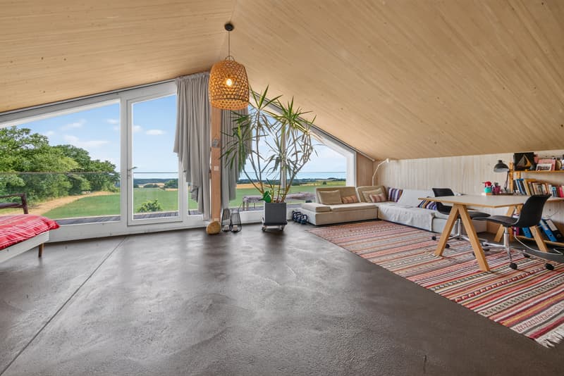 Geräumiges Einfamilienhaus mit atemberaubendem Blick auf die Alpen und den See (7)