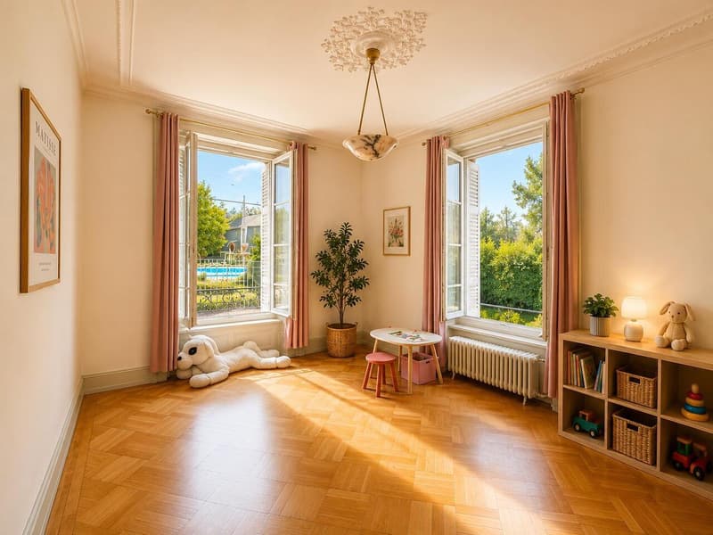 Bel appartement de 3.5 pièces Joli jardin (4)
