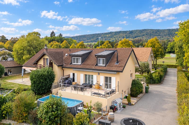 Maison familiale au calme absolu, panorama sur les montagnes (1)