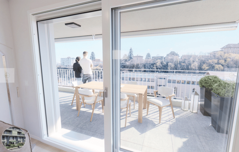 Ampio appartamento di 4,5 locali con soggiorno di 52 m2 più terrazza (2)