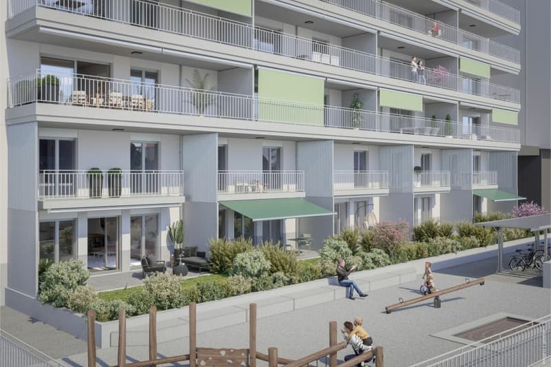 Grande appartamento di 5,5 locali in città con giardino e terrazze doppie (8)