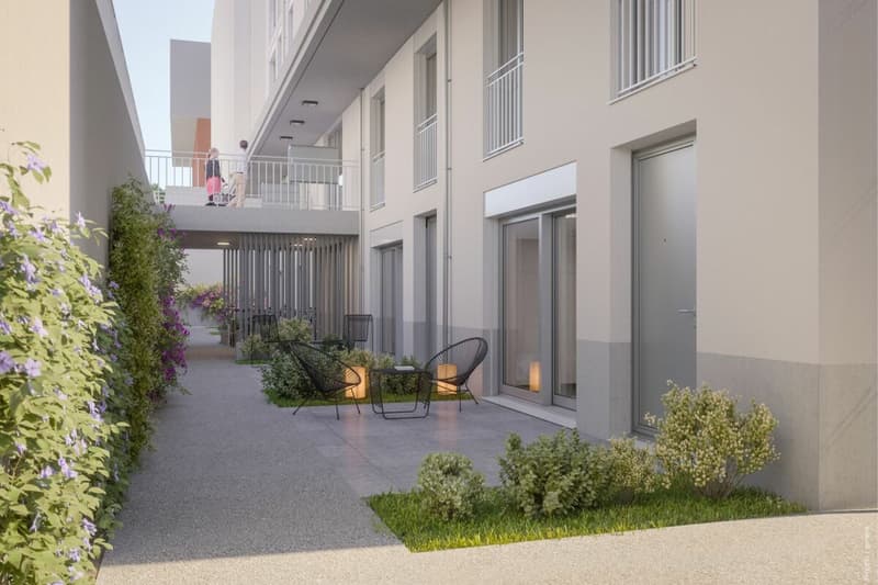 Grande appartamento di 5,5 locali in città con giardino e terrazze doppie (9)