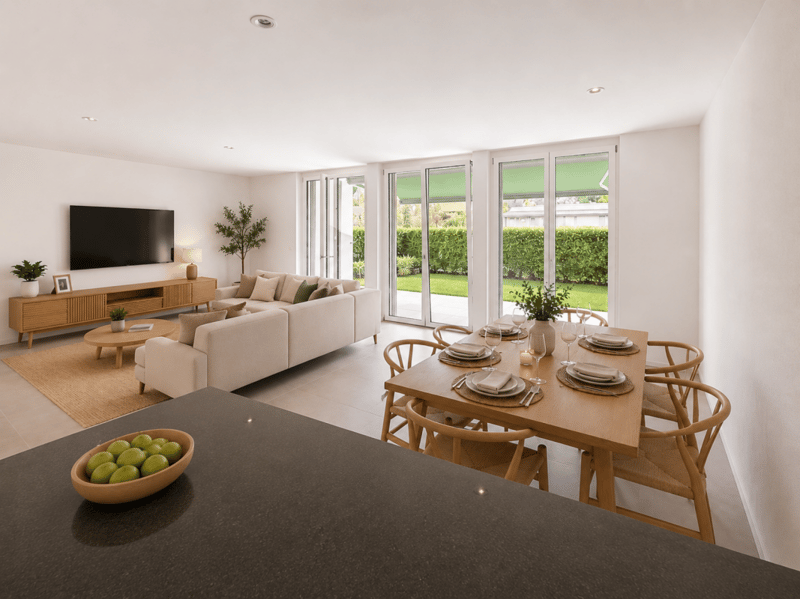 Spacious and bright duplex with terrace and private garden (2)