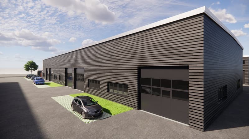 Hall d'entreprise moderne à Studen à louer ! (2)