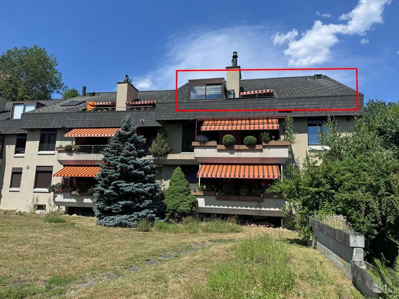 Ruhige Dachwohnung im Dorfkern mit schöner Aussicht (14)