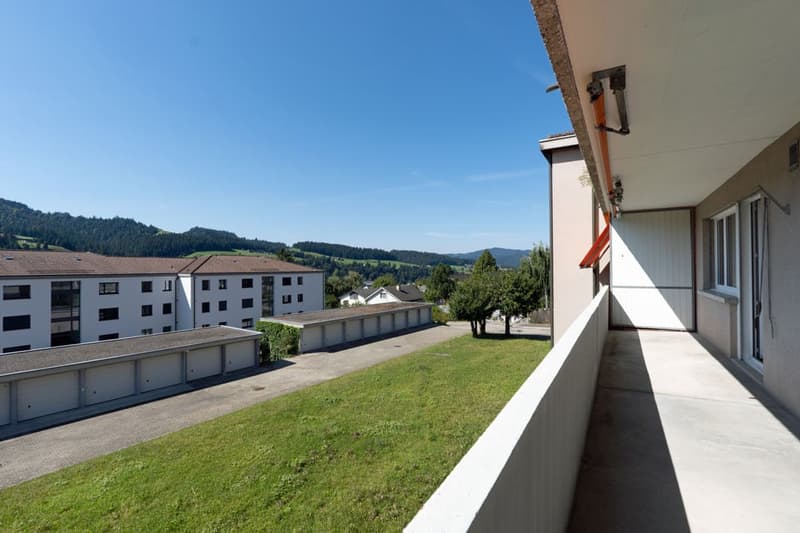 2.5-Zimmer-Wohnung mit Balkon und schöner Aussicht (1)