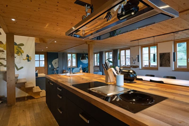 Neuwertiges 6.5 Zimmer Bauernhaus mit zwei Wohnungen und Weitsicht (6)