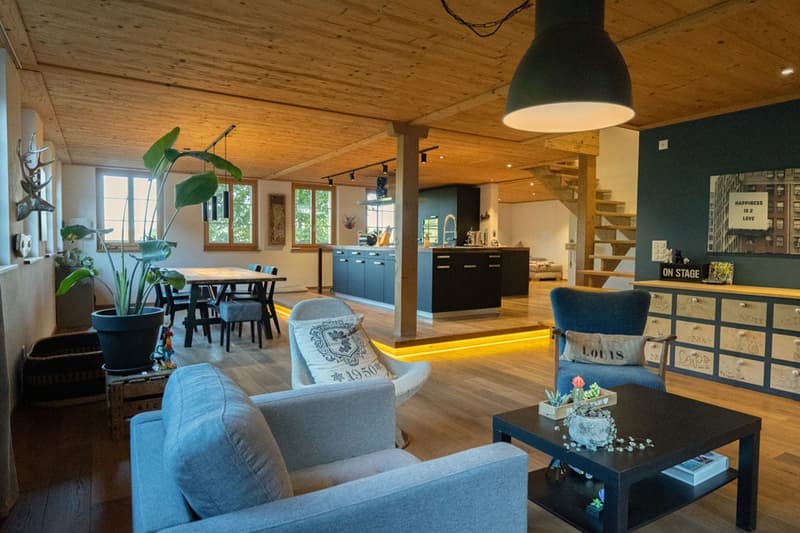 Neuwertiges 6.5 Zimmer Bauernhaus mit zwei Wohnungen und Weitsicht (8)