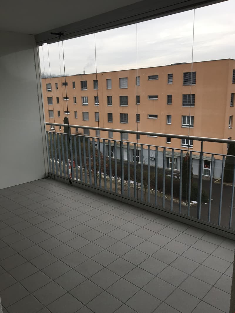 appartement moderne 2½ pièces avec balcon vitré (10)