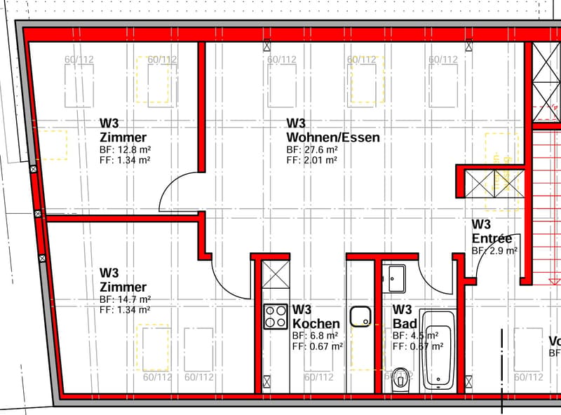 Appartement de toit exceptionnel de 3,5 pièces dans un emplacement surélevé à Grenchen (10)