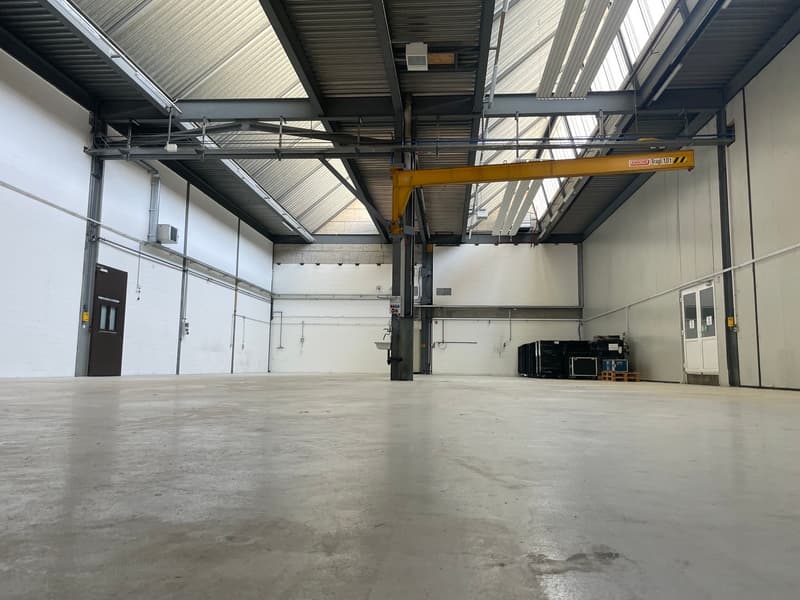 Geräumige Industriehalle zur Miete in Studen BE – 460 m² mit Parkplatzmöglichkeit (6)