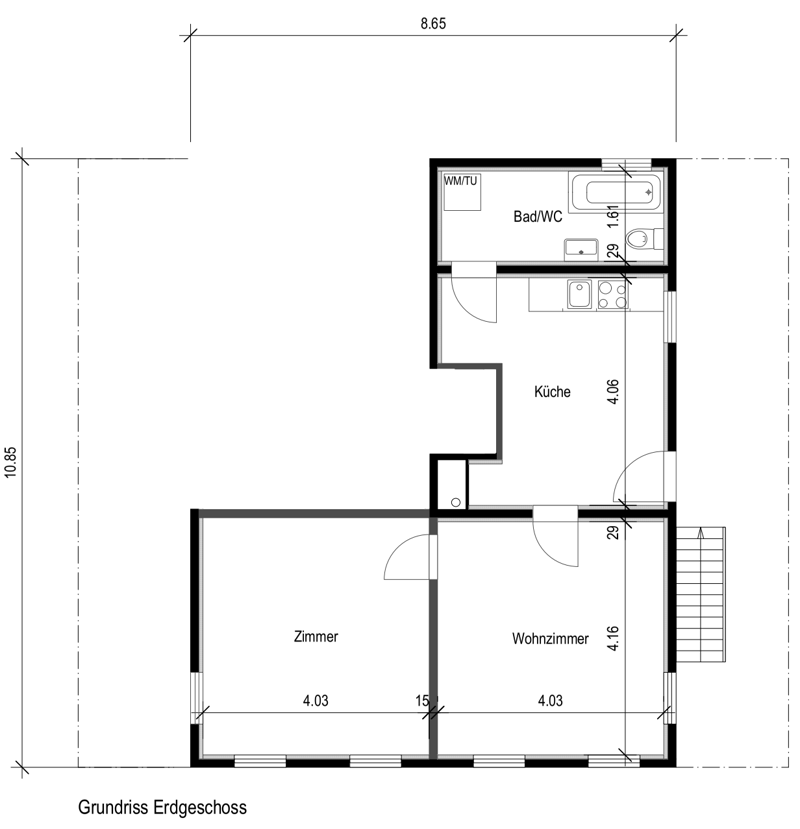 Charmant appartement 2.5 pièces à Belp (7)