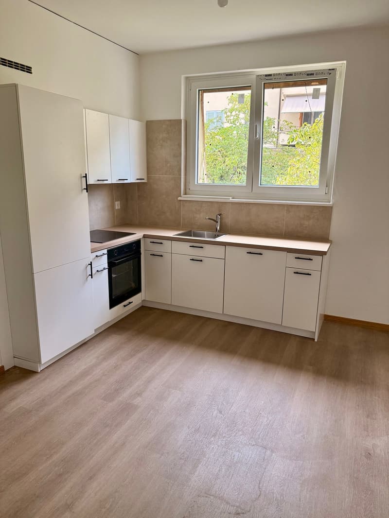 Central and quiet 2.5-room apartment on the ground floor (1)