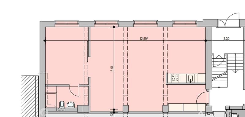 Grosszügiges Loft-Atelier / Büro an zentraler Lage (7)
