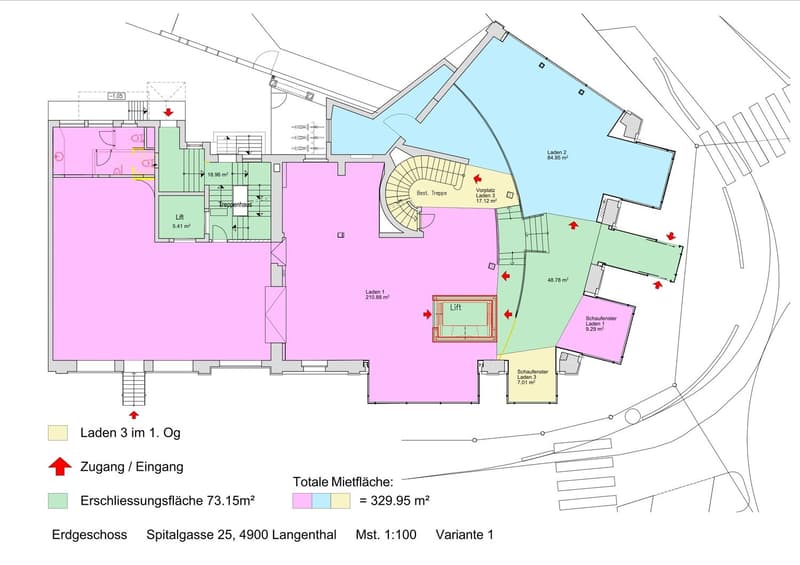 Espaces commerciaux et de vente attractifs dans un excellent emplacement à Langenthal (7)